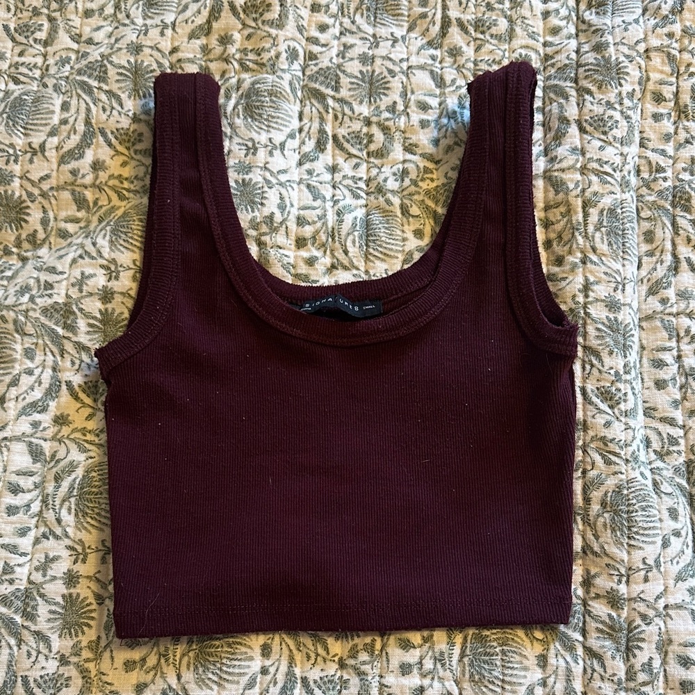 Signature8 Deep Burgundy Tank Top